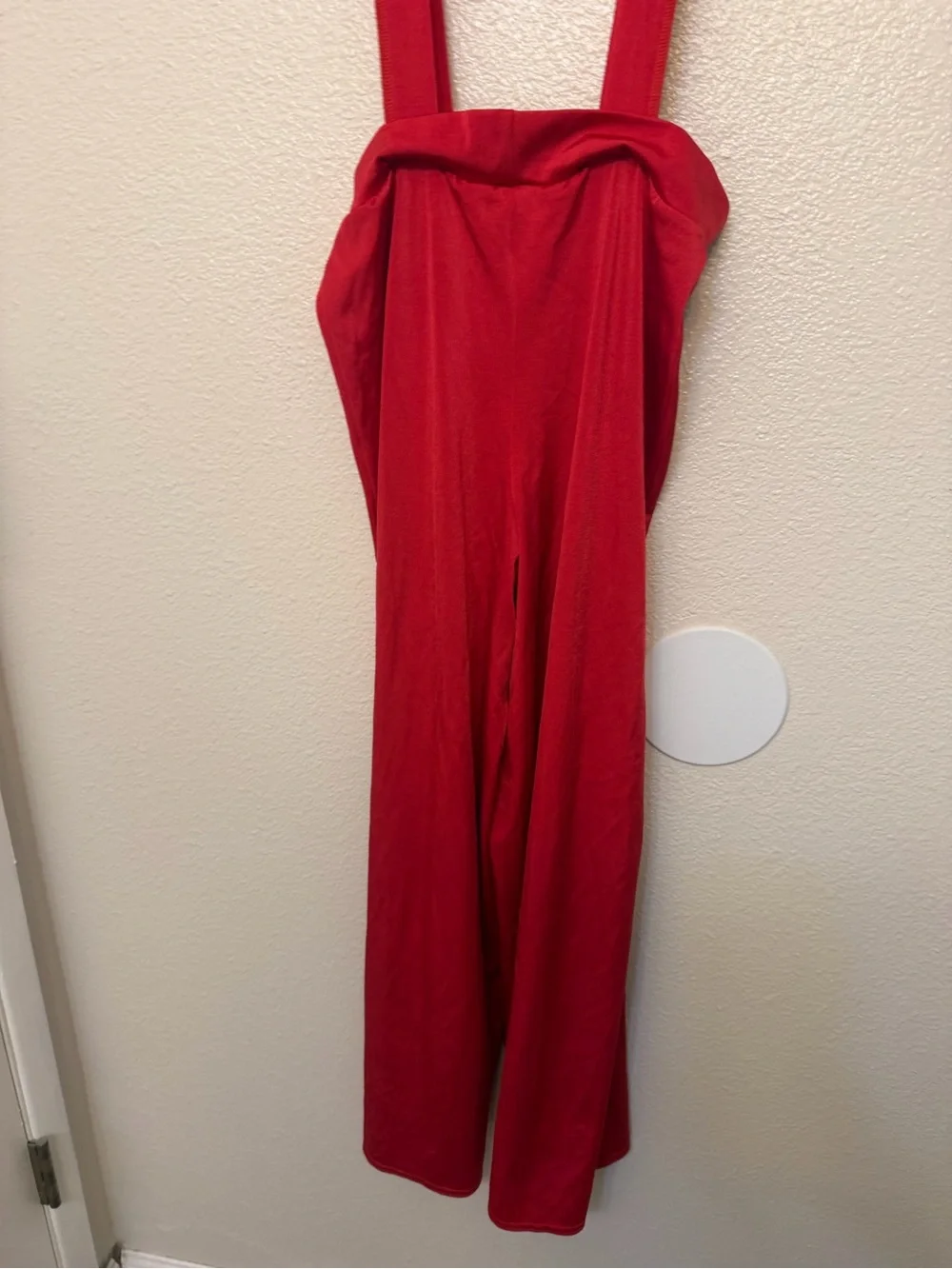 Kelle dance costume red wide leg COLOR THEORY SUSPENDER 3740 contemporary SA